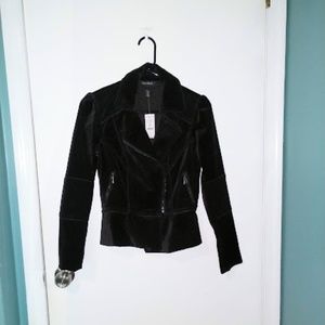 White House Black Market Velvet Jacket Size 0, NWT